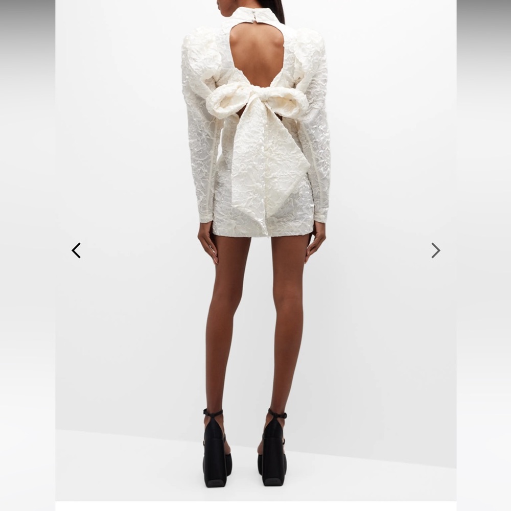 ROTATE Christiansen Birger- Crinkled Cut-out Mini Dress